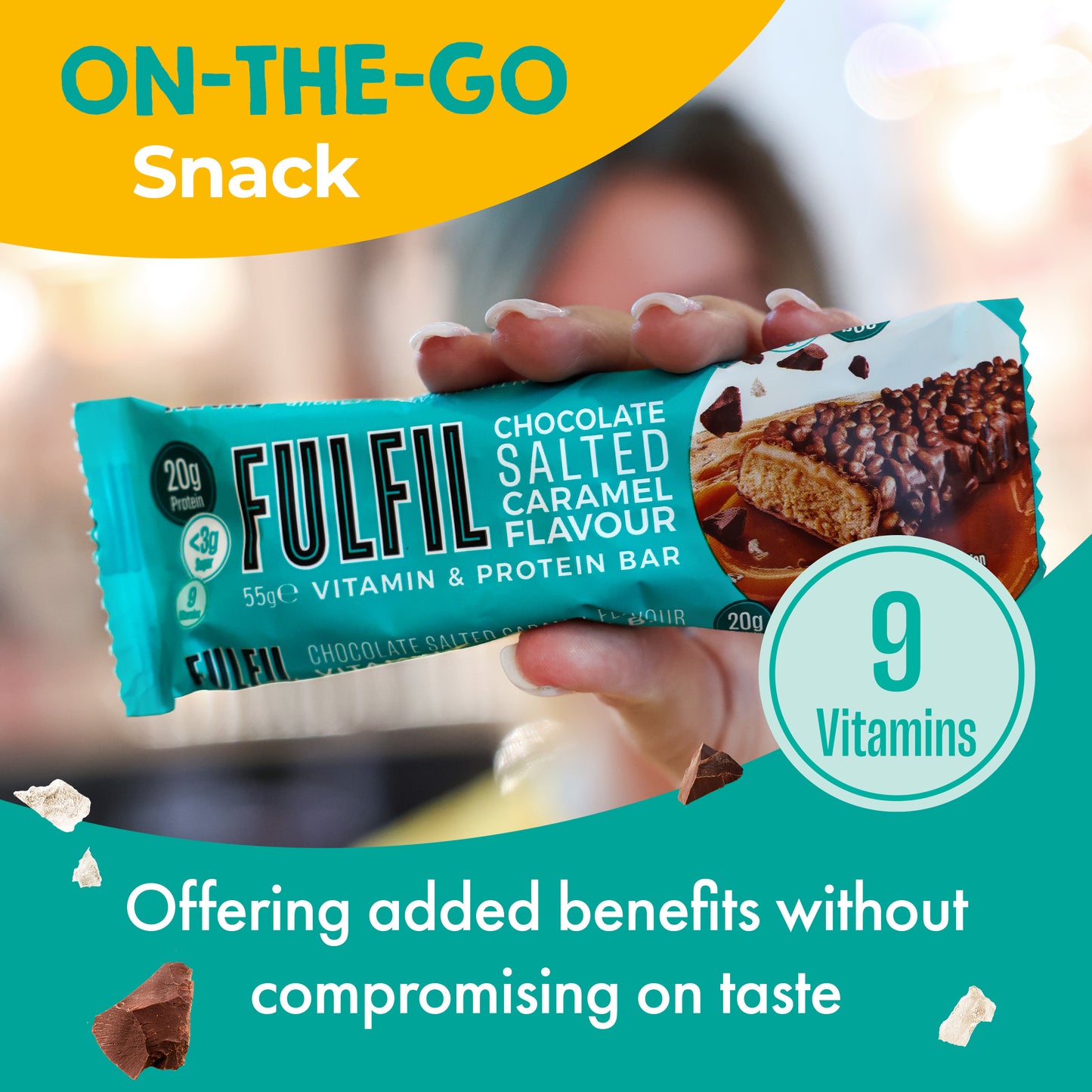 Chocolate Salted Caramel Protein Bar