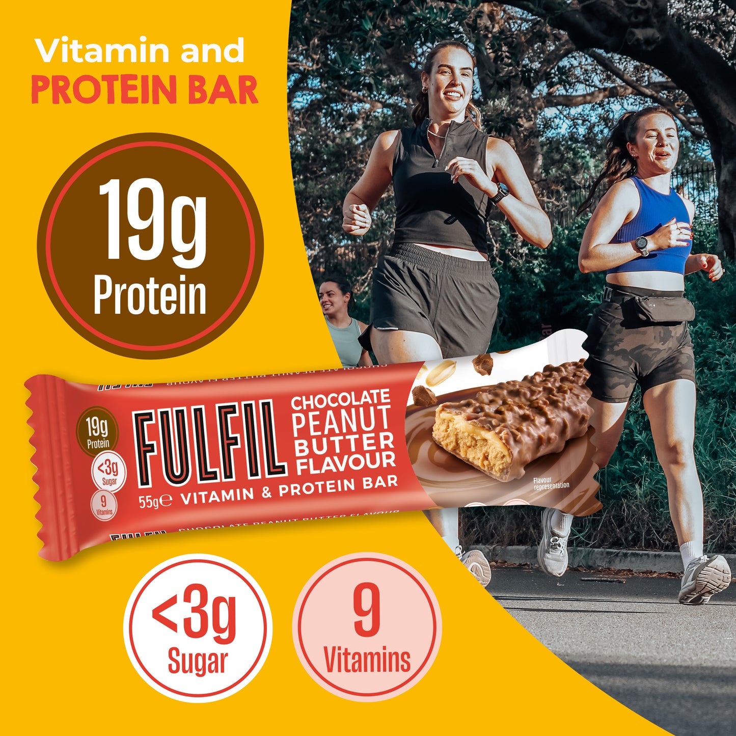 Chocolate Peanut Butter Protein Bar